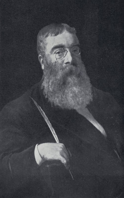 Sir Walter Besant (černobílá fotografie) od English Photographer