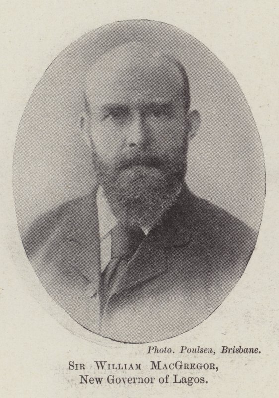 Sir William MacGregor, nový guvernér Lagosu od English Photographer