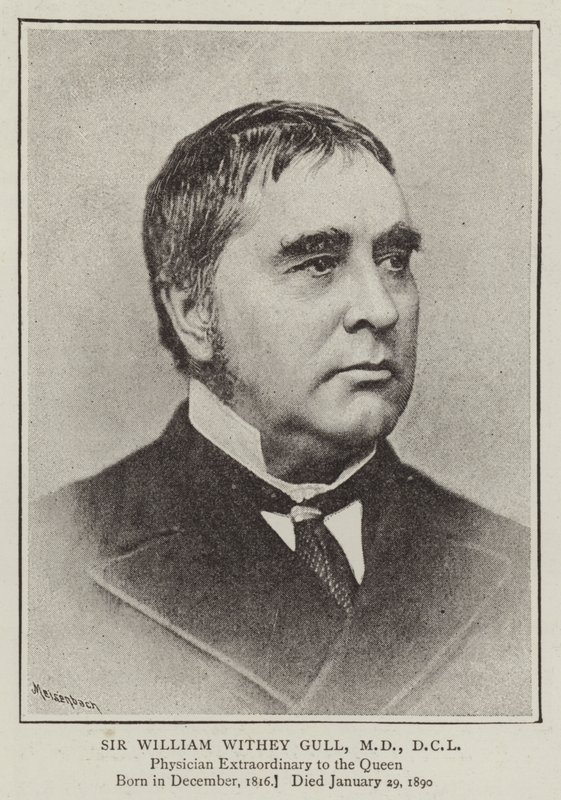 Sir William Withey Gull, MD, DCL od English Photographer
