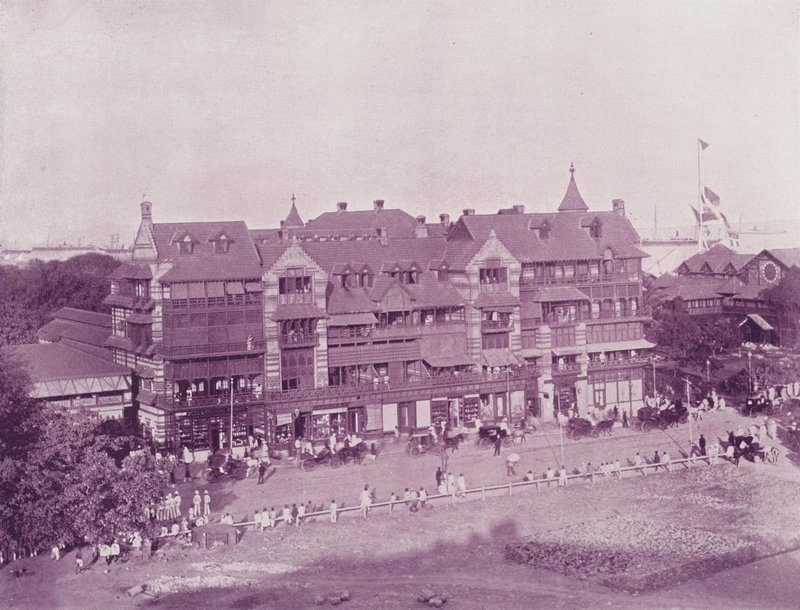 Sirdars Mansions, Bombay od English Photographer