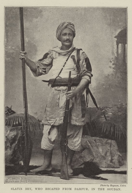 Slatin Bey, který utekl z Dárfúru, v Súdanu od English Photographer