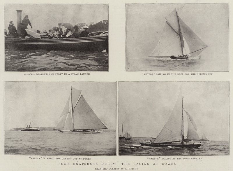 Některé momentky během závodu v Cowes od English Photographer