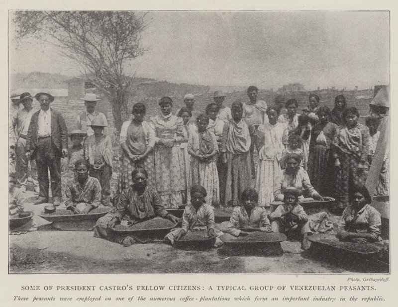 Někteří ze spoluobčanů prezidenta Castrose, typické skupiny venezuelských rolníků od English Photographer