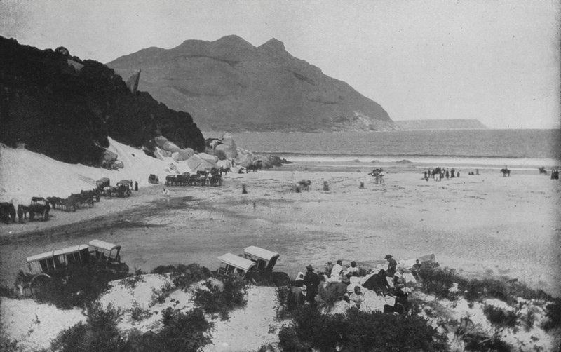 Jižní Afrika: Hout Bay (černobílá fotografie) od English Photographer