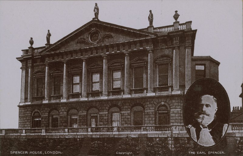 Spencer House, Londýn s (vložený) The Earl Spencer od English Photographer