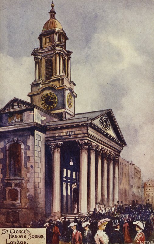 St Georges, Hanover Square, Londýn od English Photographer