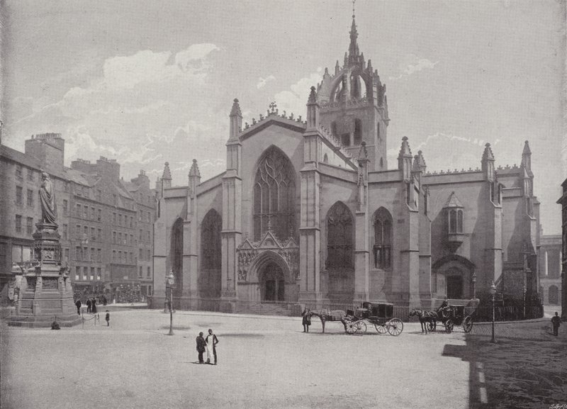 Kostel svatého Jiljí, Edinburgh od English Photographer