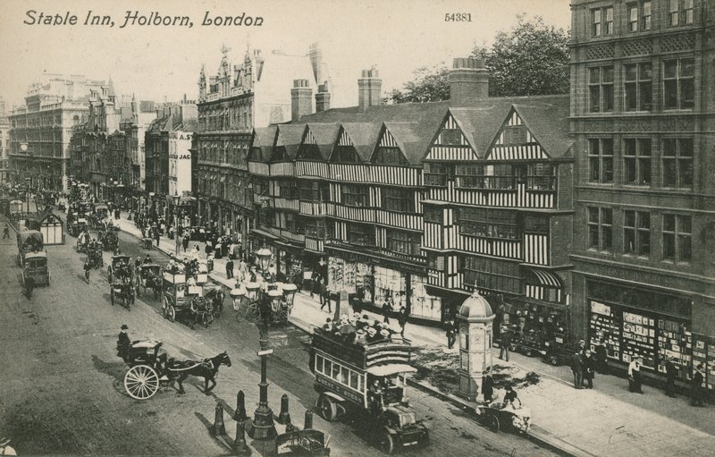 Staple Inn, Holborn, Londýn od English Photographer