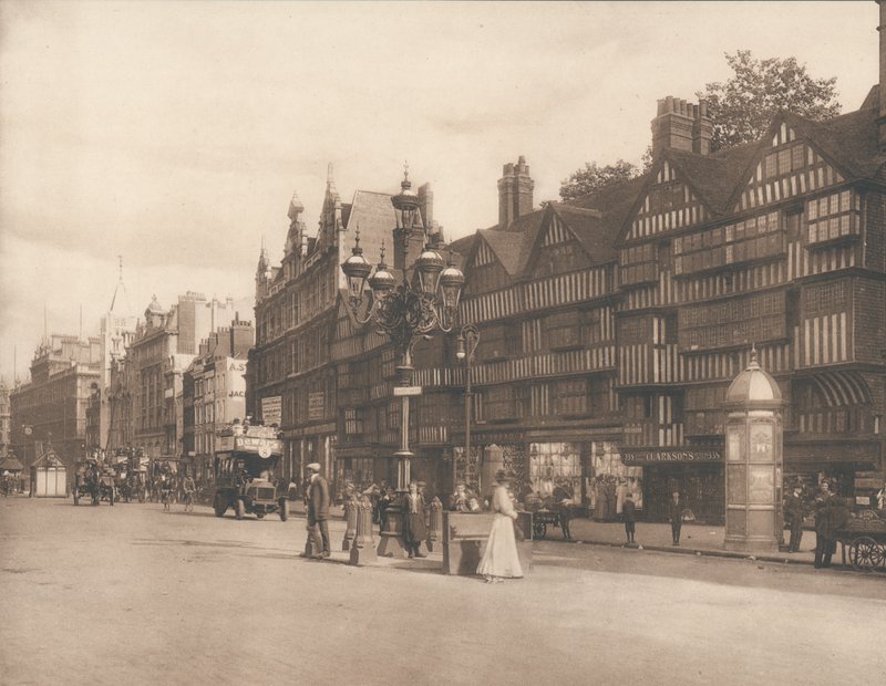 Staple Inn, Holborn, Londýn, počátek 20. století od English Photographer
