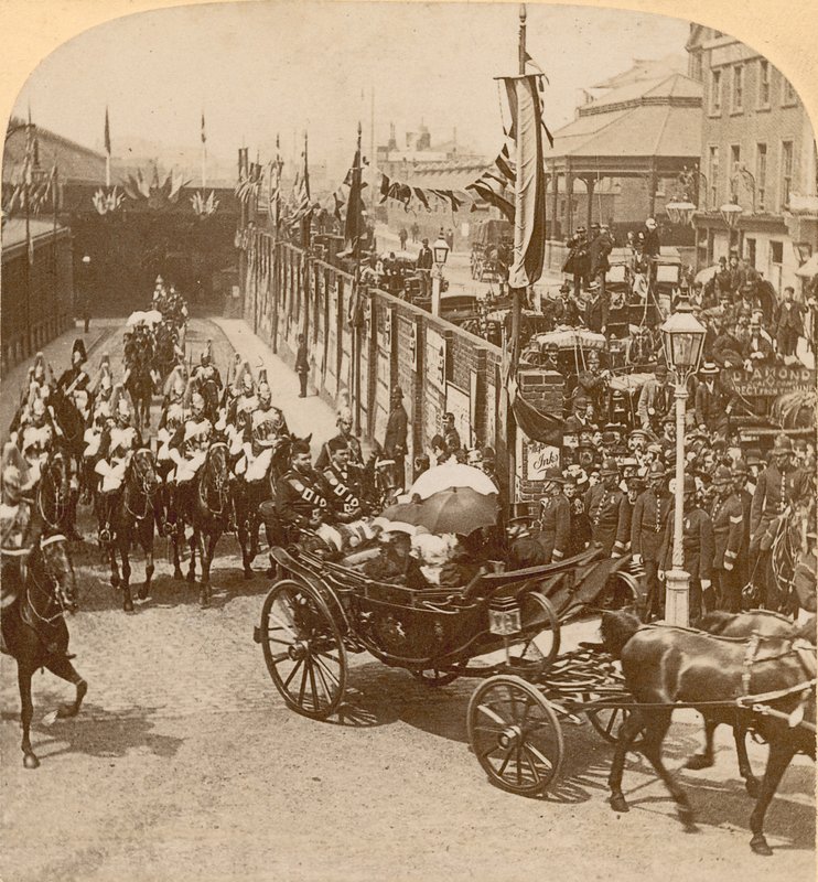 Stereografický tisk diamantového jubilea královny Viktorie od English Photographer