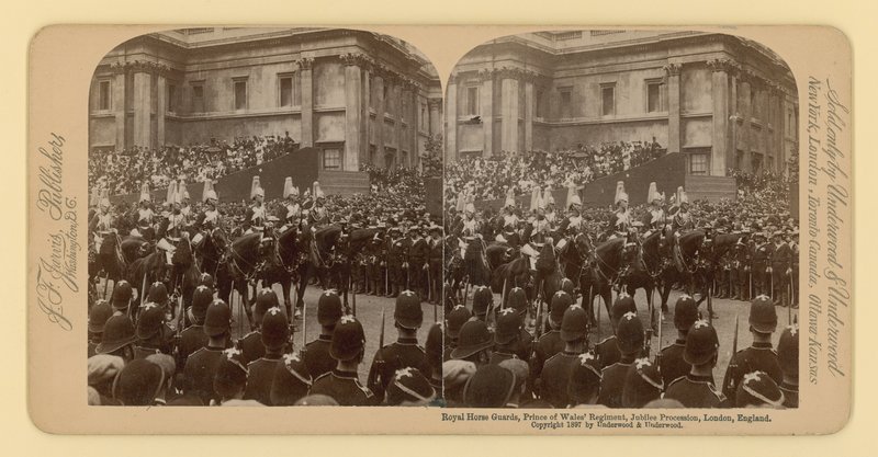 Stereografický tisk diamantového jubilea královny Viktorie od English Photographer