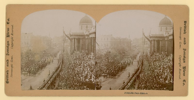 Stereografický tisk diamantového jubilea královny Viktorie od English Photographer