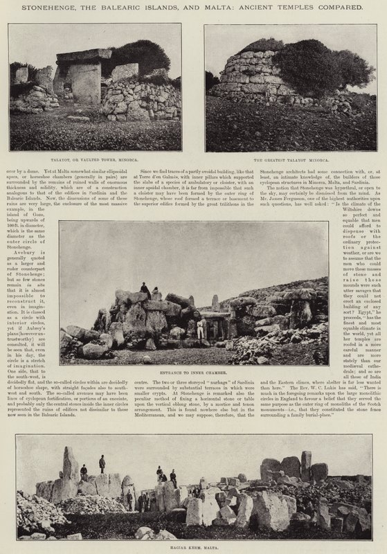 Stonehenge, Baleárské ostrovy a Malta, starověké chrámy ve srovnání od English Photographer