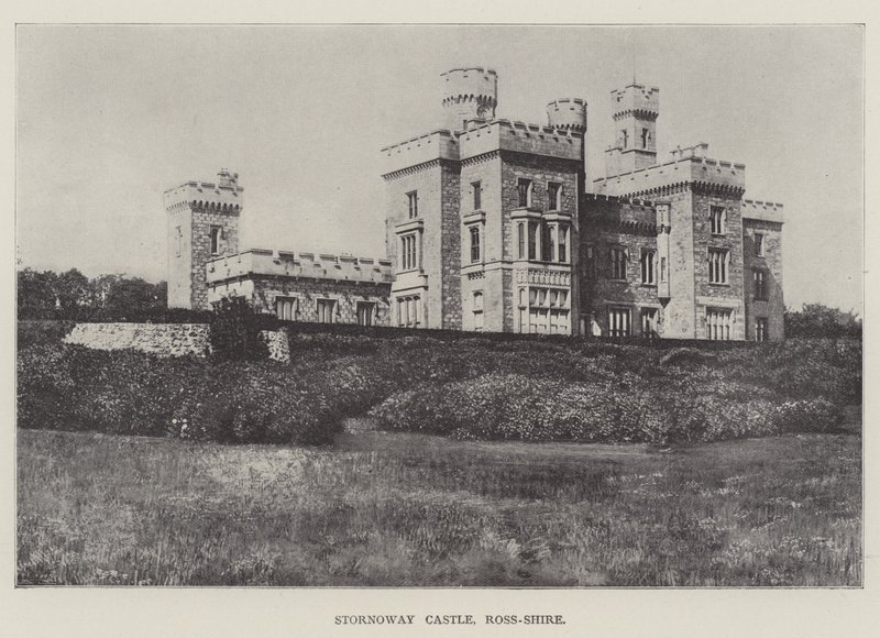 Hrad Stornoway, Ross-Shire od English Photographer