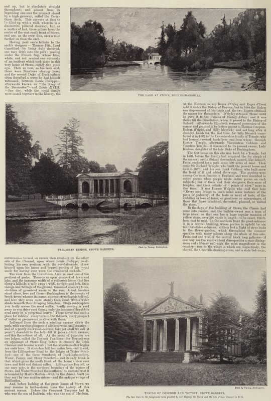 Stowe House v Buckinghamshire od English Photographer