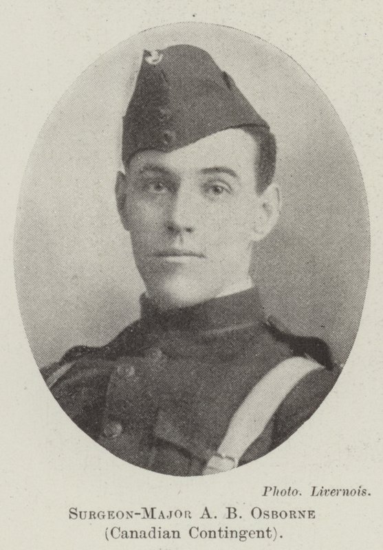 Chirurg-Major AB Osborne, kanadský kontingent od English Photographer