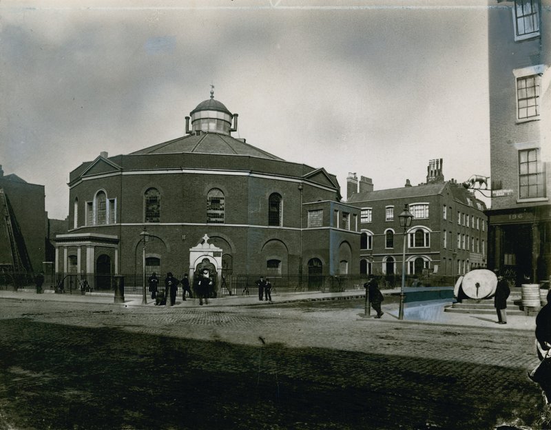 Surrey Chapel, Blackfriars Road, Southwark (Rowland Hills Chapel) od English Photographer