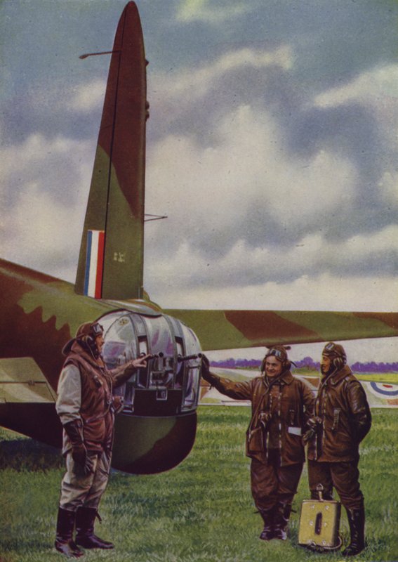 Zadní dělová věž britského středního bombardéru Vickers Wellington (foto) od English Photographer