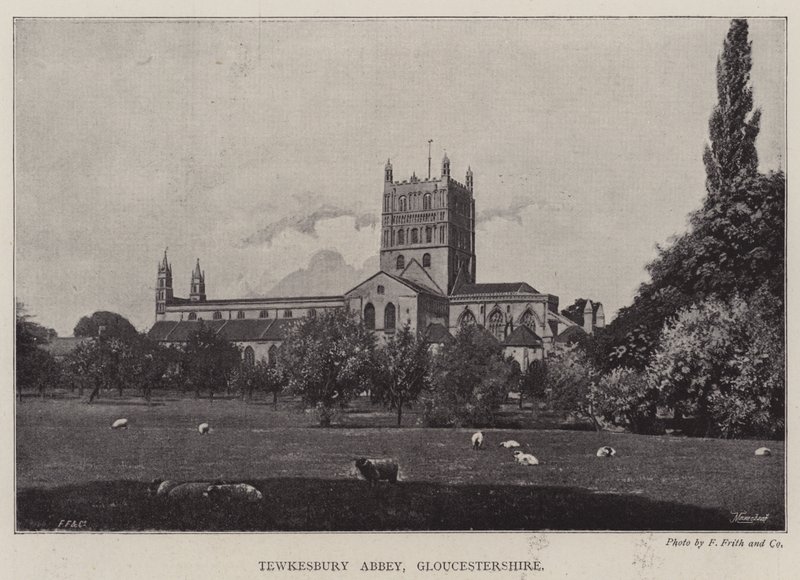 Tewkesbury Abbey, Gloucestershire od English Photographer