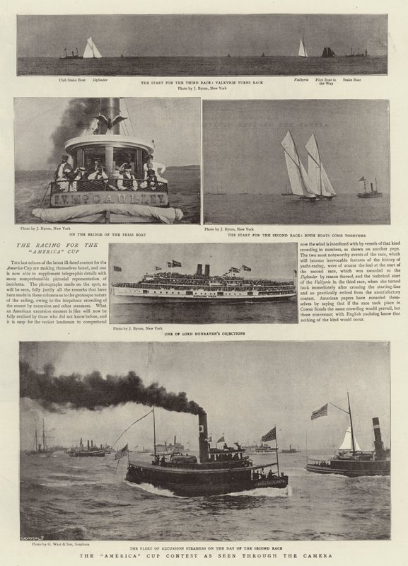 Soutěž America Cup viděná prostřednictvím kamery od English Photographer