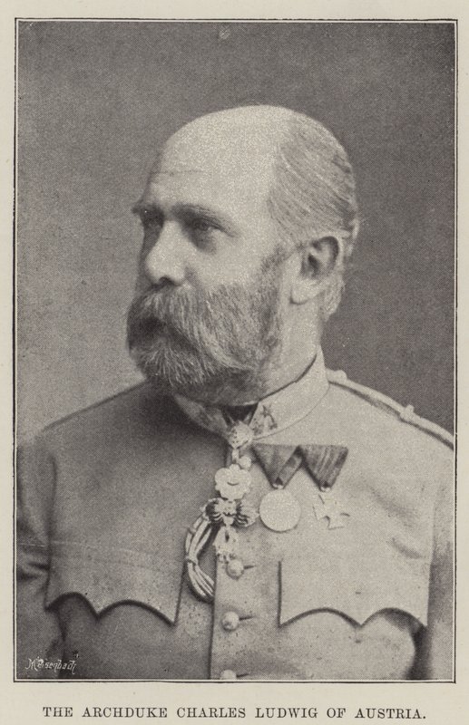 Rakouský arcivévoda Karel Ludwig od English Photographer