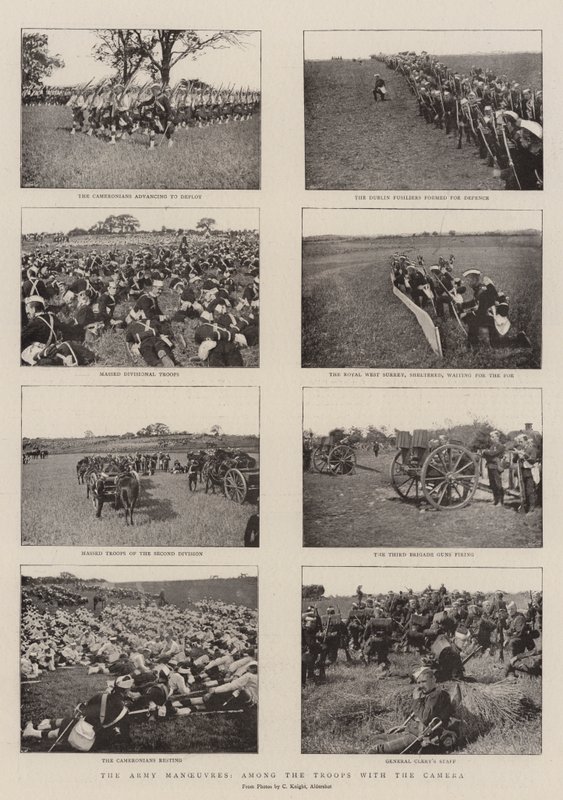 Armádní manévry, mezi jednotkami s kamerou od English Photographer