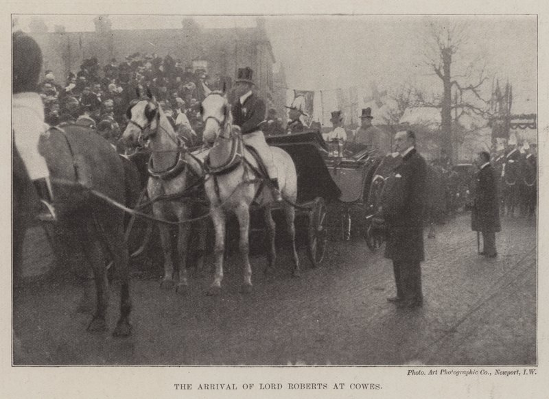 Příjezd lorda Robertse do Cowes od English Photographer