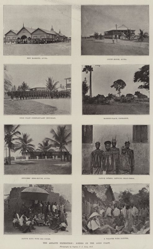 Ashanti Expedition, Scény na Gold Coast od English Photographer