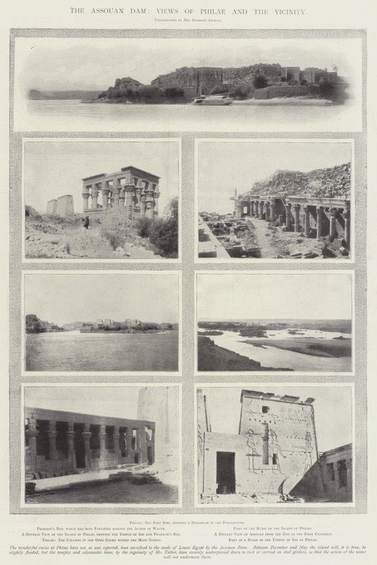 Assouan Dam, Pohledy na Philae a okolí od English Photographer