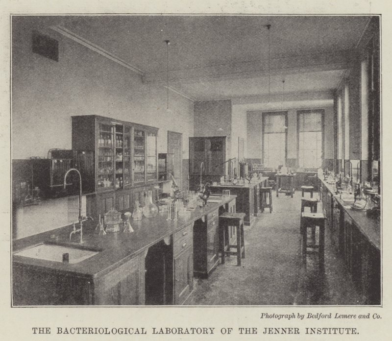 Bakteriologická laboratoř Jennerova institutu od English Photographer