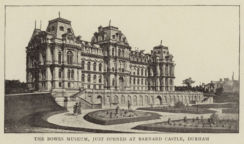 The Bowes Museum, právě otevřeno na Barnard Castle, Durham od English Photographer