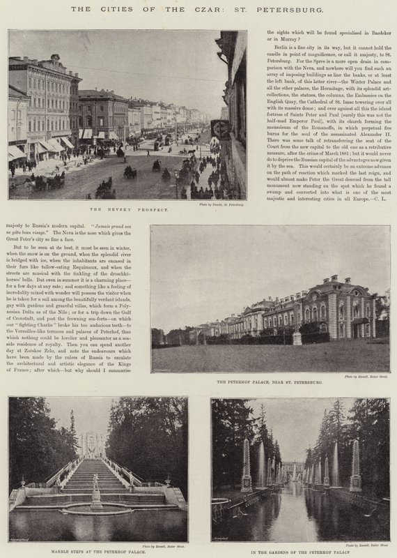 Carská města, Petrohrad od English Photographer
