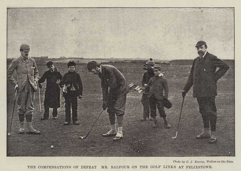 Kompenzace porážky, pane Balfoure na Golf Links ve Felixstowe od English Photographer