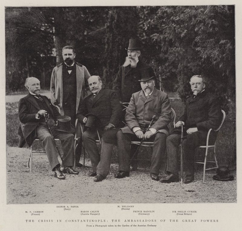 Krize v Konstantinopoli, Velvyslanci velmocí od English Photographer