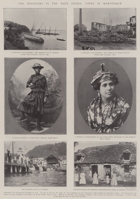 Katastrofy v Západní Indii, Pohledy na Martiniku od English Photographer