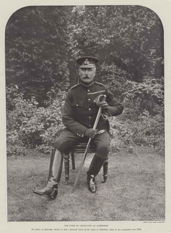 Vévoda z Connaughtu v Aldershotu od English Photographer
