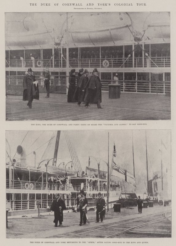 The Duke of Cornwall and Yorks Colonial Tour od English Photographer