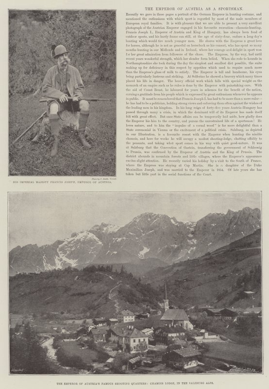 Rakouský císař jako sportovec od English Photographer