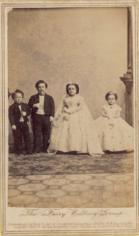 skupina The Fairy Wedding; Generál Tom Thumb od English Photographer