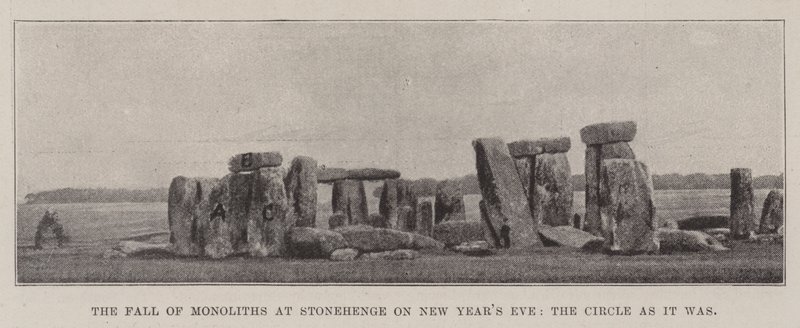 Pád monolitů ve Stonehenge na Silvestra, Kruh, jaký byl od English Photographer