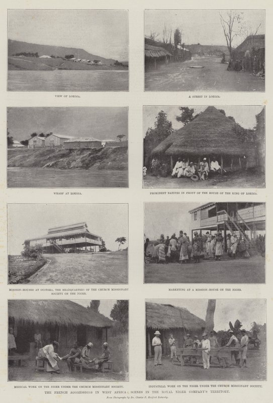 Francouzské agrese v západní Africe, scény v teritoriu Royal Niger Company od English Photographer