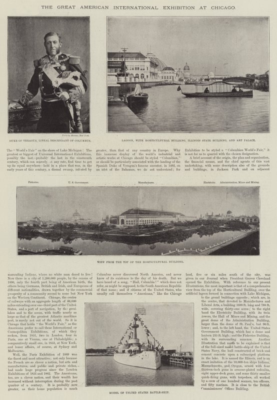 Velká americká mezinárodní výstava v Chicagu od English Photographer