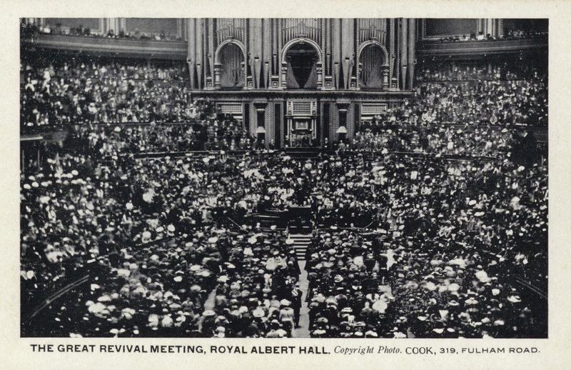 The Great Revival Meeting, Royal Albert Hall, Londýn od English Photographer