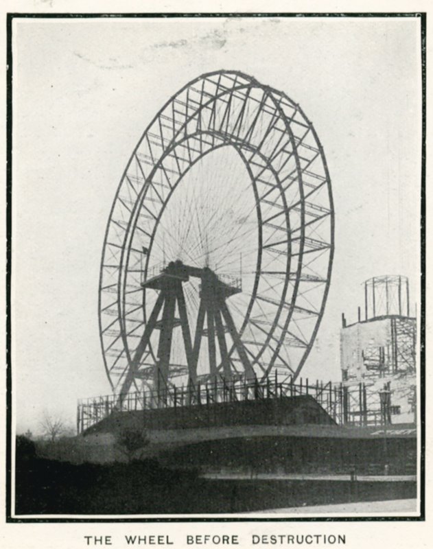 Velké kolo v Earls Court, Londýn; z The Sphere, 13. dubna 1907 od English Photographer