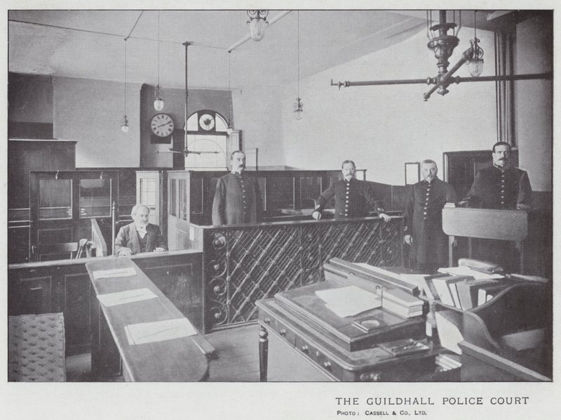 Policejní soud v Guildhallu od English Photographer