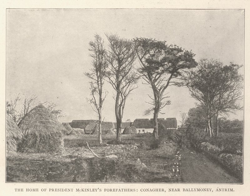 Domov předků prezidenta McKinleyho, Conagher, poblíž Ballymoney, Antrim od English Photographer