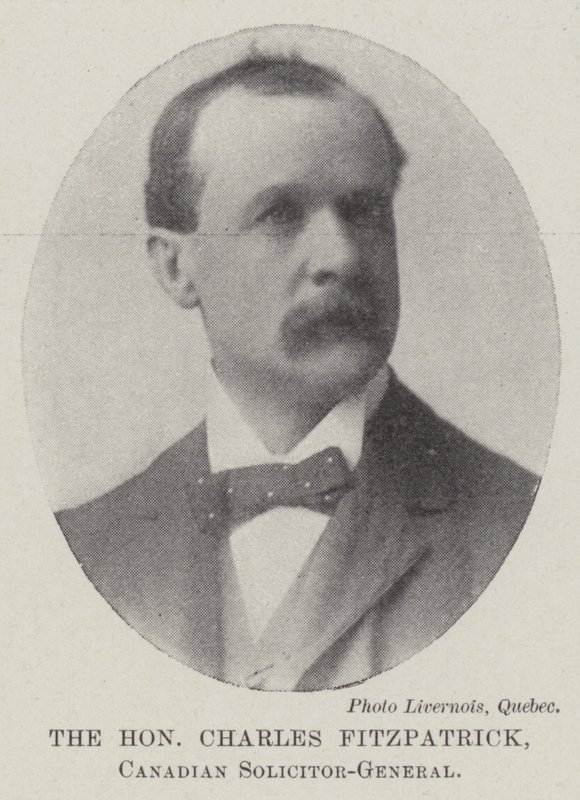 Ctihodný Charles Fitzpatrick, kanadský generální prokurátor od English Photographer
