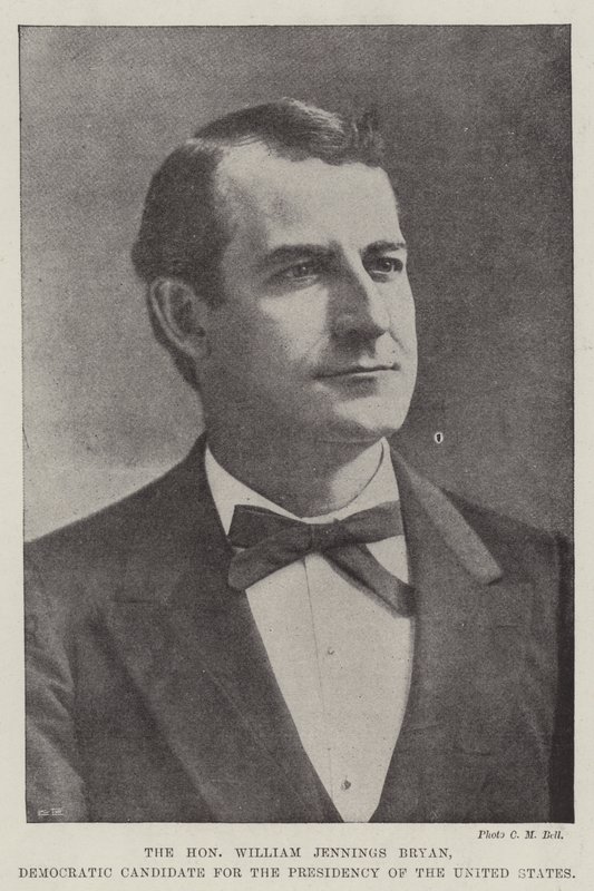 Ctihodný William Jennings Bryan, demokratický kandidát na prezidenta Spojených států od English Photographer