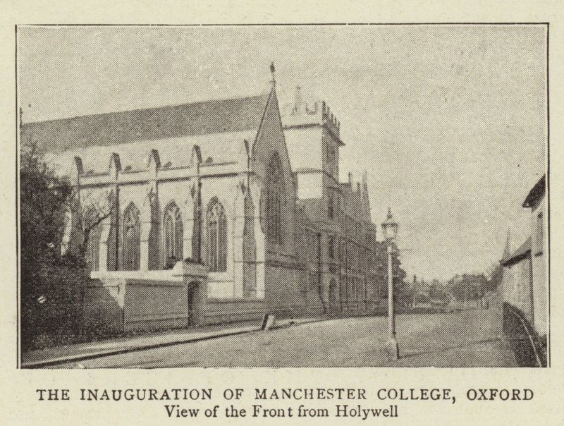 Inaugurace Manchester College v Oxfordu od English Photographer