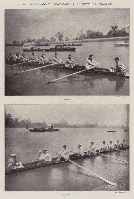 Inter-varsity Boat-Race, posádky v tréninku od English Photographer
